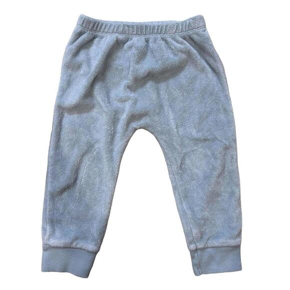 Carter's Blue Bear Jogger Pants Zip Hooded Sweatshirt Set Baby Infant 9 Mth - Picture 4 of 6